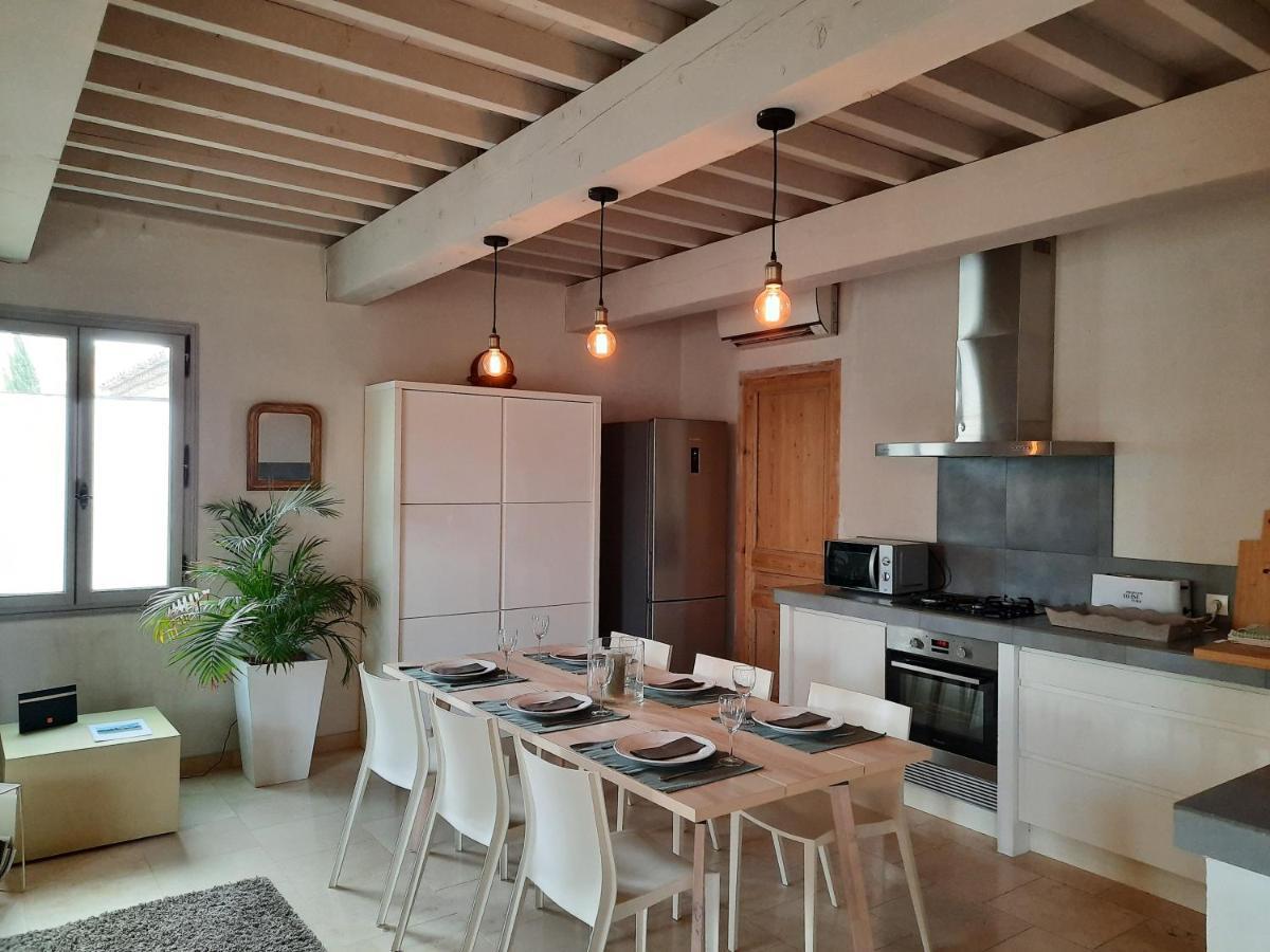 La Villa l Orangerie Vallabrègues Esterno foto
